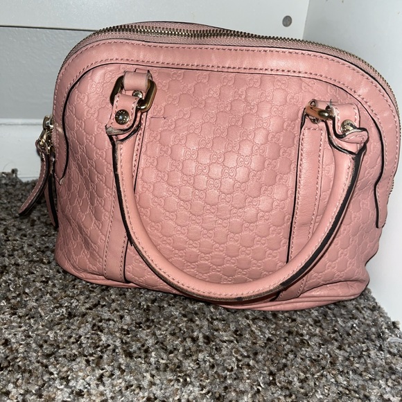 GUCCI Microguccissima Mini Dome bag soft pink - Picture 2 of 3